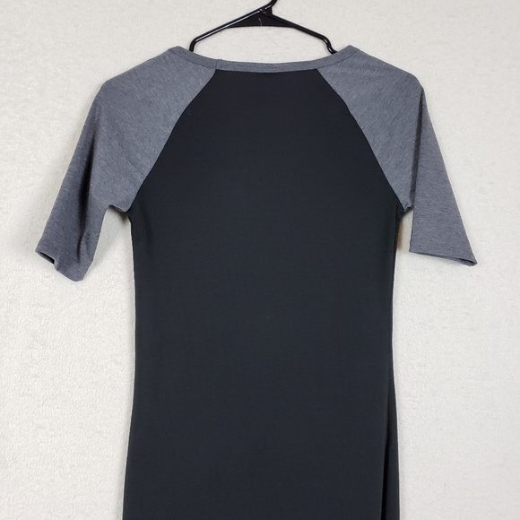 Lularoe black and gray maxi dress size XXS - Picture 6 of 6